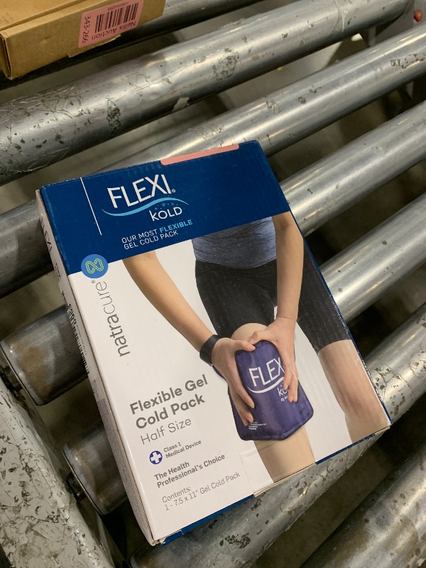 Photo 1 of FlexiKold Gel Soft Flexible Ice Packs for Injuries - Reusable Freezer Cold Pack, Cold Compress & Cooling Gel Pad for Face, Shoulder, Hip, Leg, Arm, Ankle & Foot Injury - Medium - 7.5” x 11.5”