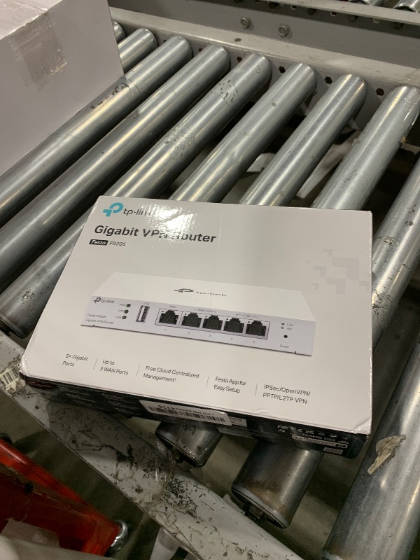 Photo 1 of TP-Link Festa FR205, Multi-WAN Wired Router, Up to 3 Gigabit WAN Ports & One USB WAN, Self-Organizing Network, Free Cloud, Load Balance, OpenVPN/IPSec/PPTP/L2TP VPN, Does not Work with Omada