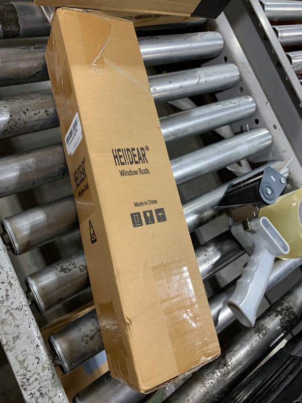 Photo 1 of HEI! DEAR 2 Pack Gold Curtain Rods 18 to 60 Inch(1.5-5ft),1 Inch Heavy Duty Curtain Rods,Adjustable Curtain Rod Set,Modern Decorative Drapery Rods,Telescoping Window Curtains Rods 18-60",Brass Gold