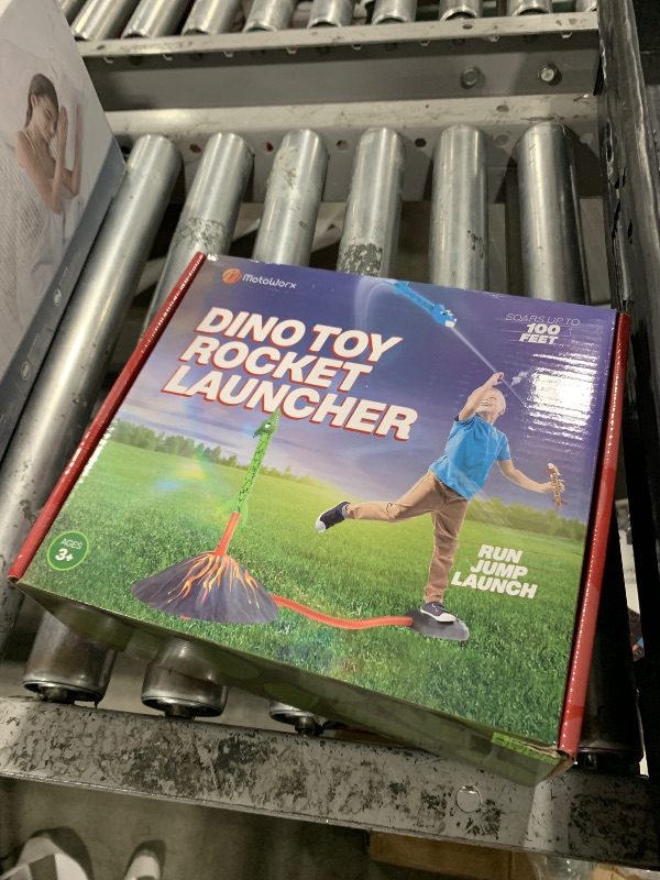 Photo 1 of Dinosaur Toy Rocket Launcher for Kids - Toys for Kids 3-5 5-7 4-6 - Outdoor Toys for Kid Ages 4-8 - 3 4 Year Old Boy Birthday Gift - Gifts for Boys Age 3 4 5 6 Years - Outside Toy for Toddlers