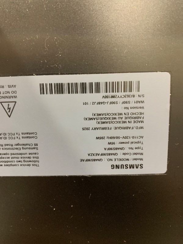 Photo 1 of SAMSUNG 48-Inch Class OLED S90F 4K Smart TV (2025 Model) NQ4 AI Gen3 Processor, 4K AI Upscaling Pro, OLED HDR +, Motion Xcelerator 144Hz, Samsung Vision AI, Alexa Built-in