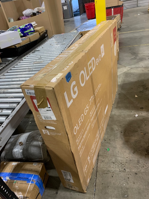 Photo 1 of LG 77-Inch Class OLED evo AI 4K G5 Series Smart TV w/Dolby Atmos, Dolby Vision, HDR10, AI Super Upscaling 4K, Filmmaker Mode, Wow Orchestra, Alexa Built-in (OLED77G5WUA, 2025)