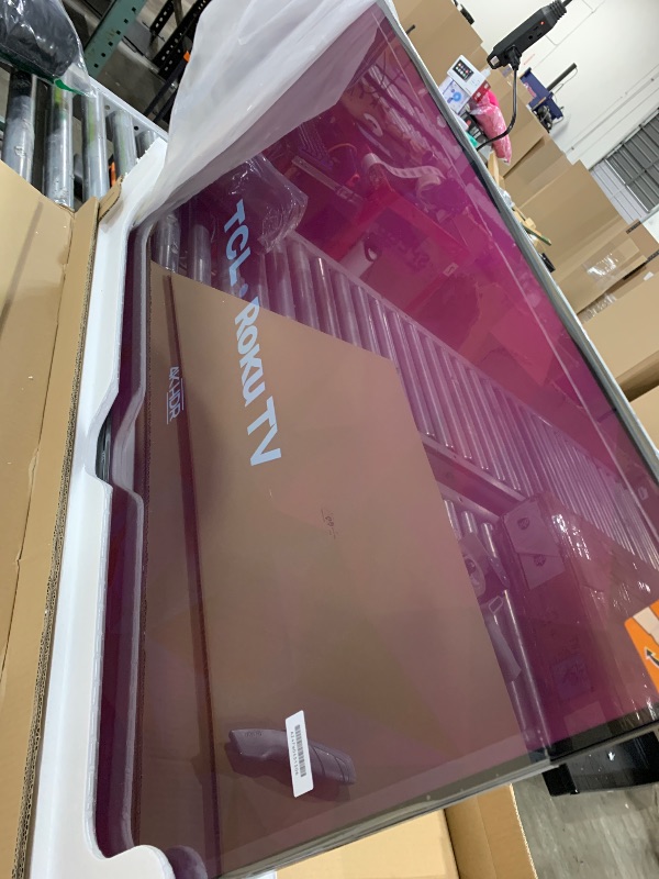 Photo 1 of TCL 43-Inch Class S4 4K LED Smart TV with Roku TV (43S450R, 2023 Model), Dolby Vision, HDR, Dolby Atmos, Works with Alexa, Google Assistant and Apple HomeKit Compatibility, Streaming UHD Television