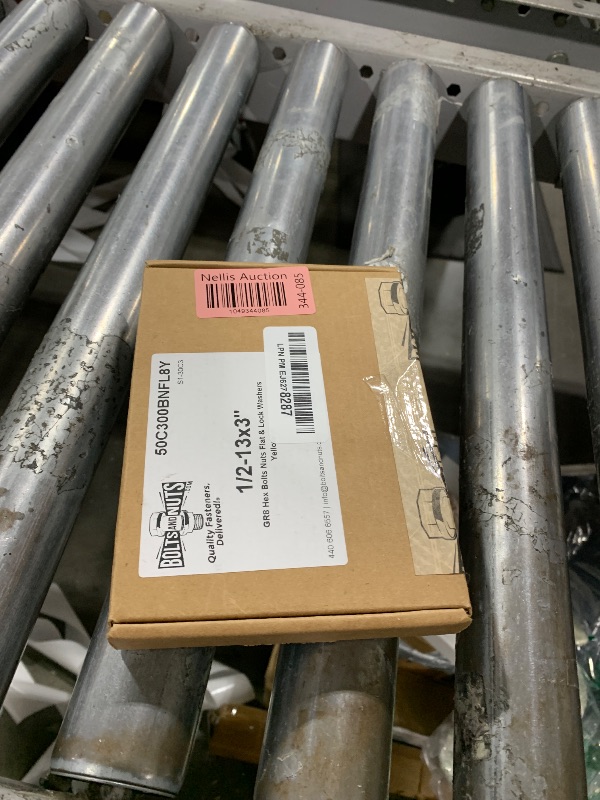 Photo 1 of (2 Sets) 1/2-13x3 Grade 8 Hex Cap Bolts Screws, Nuts, Flat & Lock Washers Yellow