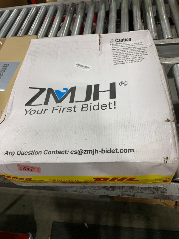 Photo 1 of ZMJH ZMA102D Bidet Toilet Seat, Round Smart Unlimited Warm Water, Vortex Wash, Electronic Heated, Warm Air Dryer, Rear and Front Wash, LED Light, Need Electricity, White, (Round)