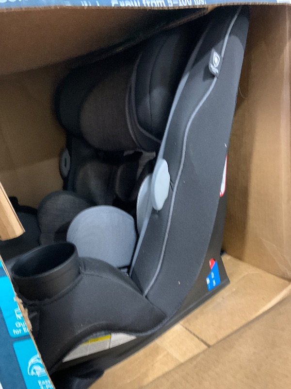 Photo 1 of Safety 1st Grow and Go All-in-One Slim Convertible Car Seat, Rear Facing, 5-40 lbs, Forward Facing (30–65 lbs), High Back Booster Seat 40-100 pounds, Harvest Moon