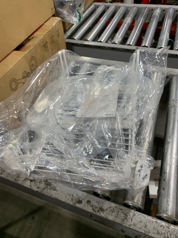 Photo 1 of Kitchen Details Free Standing Helper Cabinet and Countertop Shelf Organizer | Good for Dishes | Mugs | Glasses | Bowls | Large | White