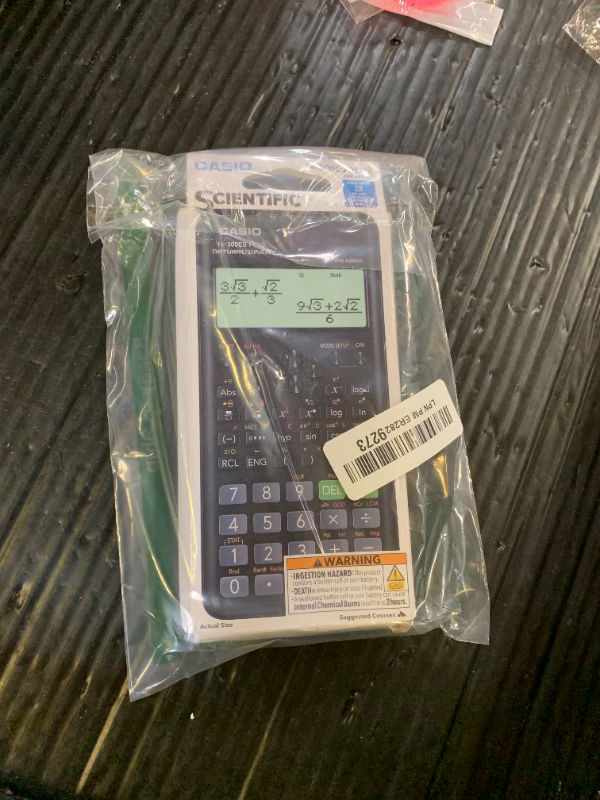 Photo 1 of Casio fx-300ES Plus 2nd Edition – Standard Scientific Calculator | 262 Functions, Natural Textbook Display? | Ideal for Middle School, High School Math, Statistics & Algebra | Black