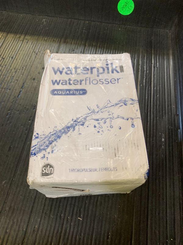Photo 1 of Waterpik Aquarius Water Flosser For Teeth Cleaning, Gums, Braces, Dental Care, Electric Power With 10 Settings, 7 Tips For Multiple Users And Needs, ADA Accepted, White WP-660, Packaging May Vary
