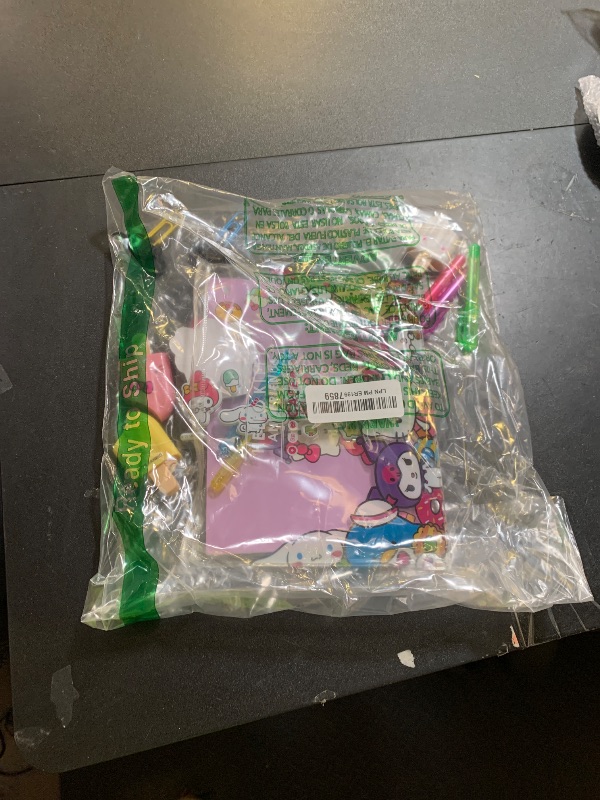 Photo 1 of Hello Kitty 22-Piece Kawaii Stationery Set, Cute School Supplies, Sanrio Accessories, Includes Notebook, Squishy Stickers, Sanrio Pens, Travel-Friendly, Easy Storage, Collectible, Unisex, Ages 4+