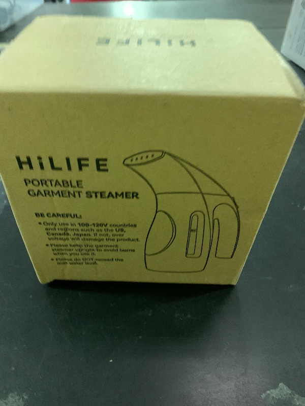 Photo 1 of HiLIFE Steamer for Clothes, Portable Handheld Design, 240ml Big Capacity, 700W, Strong Penetrating Steam, Removes Wrinkle, for Home, Office(ONLY FOR 120V)