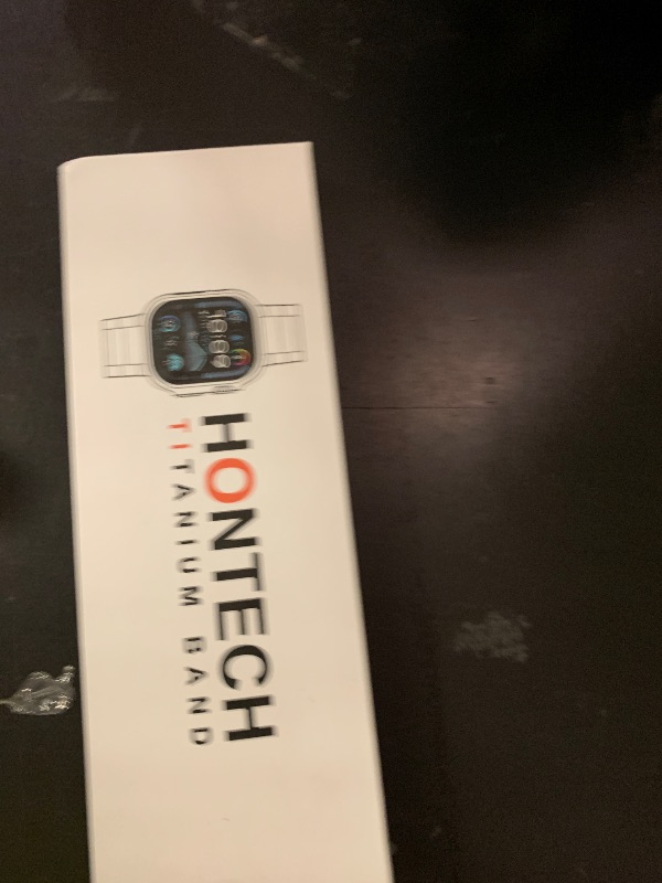 Photo 1 of HONTECH Titanium Band Compatible with Apple Watch ULTRA & ULTRA 2 49mm- Grade 2 Pure Titanium Apple Watch ULTRA Band Men- 26mm Wide-Magnetic Clasp and DLC Scratch Resistant Coating - Lightweight