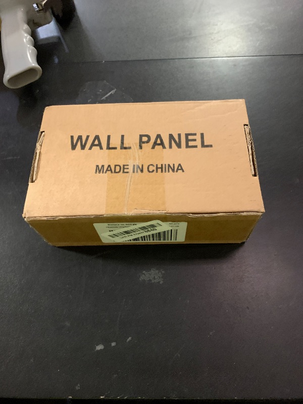 Photo 1 of WPC Slat Wall Paneling, Modern Accent 3D Wall Panels, 4-Piece 4" x 6.6" TV Wall Panel, Bedroom, Living Room, Samples Pack