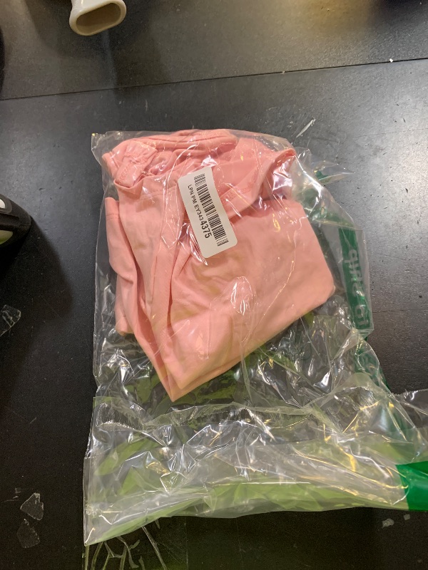 Photo 1 of BEAUDRM Girl's 2 Piece Workout Outfits Round Neck Split Crop Tank Top and Biker Shorts Athletic Sets Pink 8Y