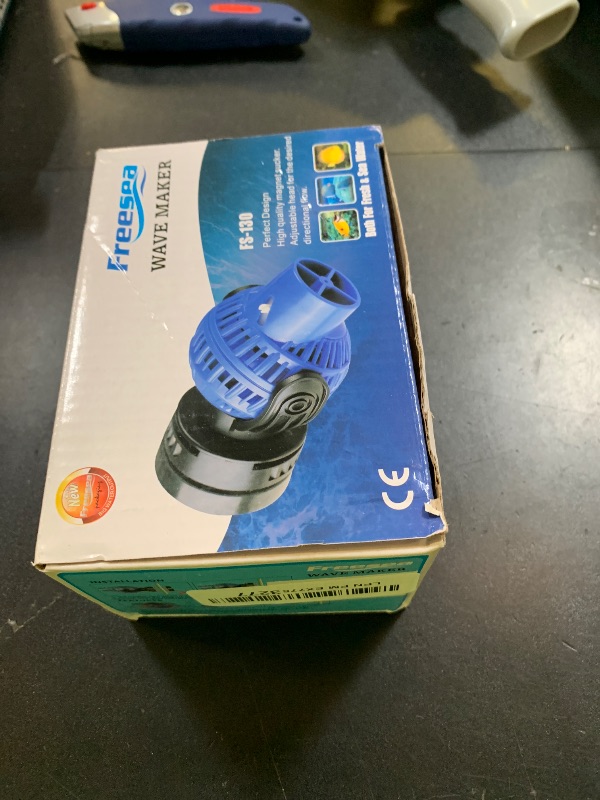 Photo 1 of FREESEA Aquarium Circulation Pump Wave Maker Power Head with magnetic mount Suction for 20-75 Gallon Saltwater Freshwater Tank (1050 GPH, Black)