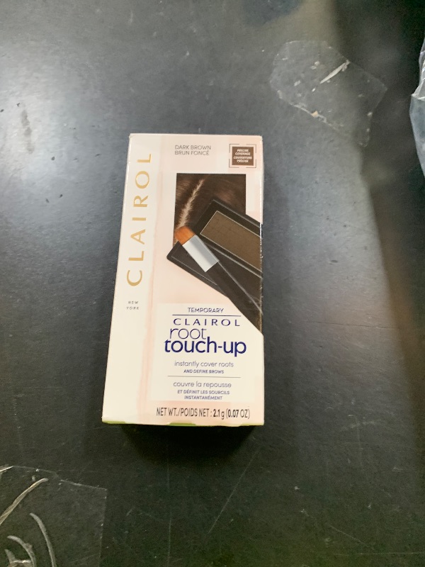 Photo 1 of Clairol Root Touch-Up Temporary Concealing Powder, Dark Brown Hair Color, Pack of 1