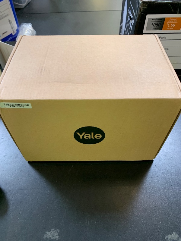 Photo 1 of Yale Assure Lever Entry Door Handle with Keypad, Black Suede Smart Door Lock with Handle, Back-Up Key, and Z-Wave, ?YRL226-ZW2-BSP