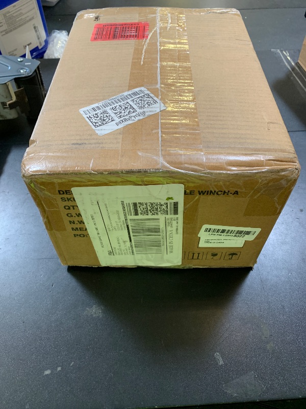 Photo 1 of Zostera 2000lb Winch for ATV, with Steel Cable,ATV Winch with Wired Manual Remote Control Switch,IP65 Waterproof,with Mounting Plate,with Roller Fairlead&Hook