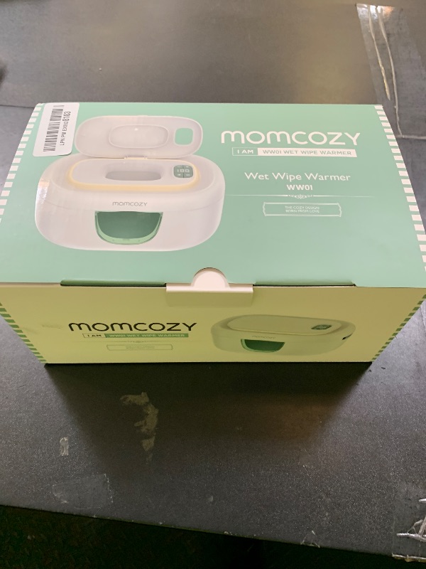 Photo 1 of Momcozy Baby Wipe Warmer, Innovative Spring Design, Large Capacity Wipes Dispenser, Fast and Even Heating, 4 Modes of Temperature Heating Control, Diaper Wipe Warmer with Night Light