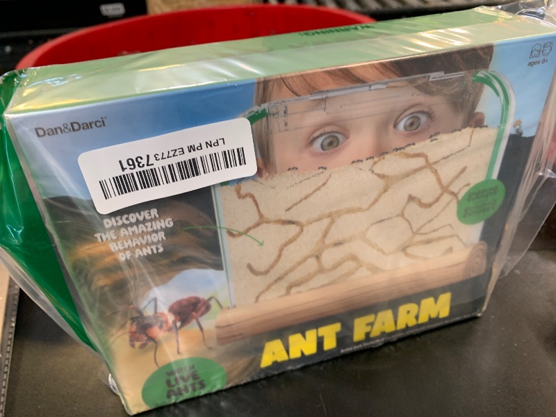 Photo 1 of Dan&Darci Ant Farm Kit for Kids - Farms Colony - Includes Ants Voucher - Sand Habitat Kits - Bug Terrarium House - Educational Science Gifts for Kid - Nature Learning Toys for Boys, Girls & Adults