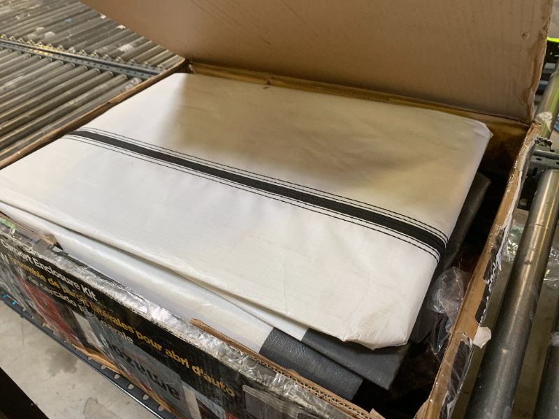 Photo 1 of ARROW, Fabric Enclosure Kit for 12 x 20-ft Arrow Carports (Metal carport not included)