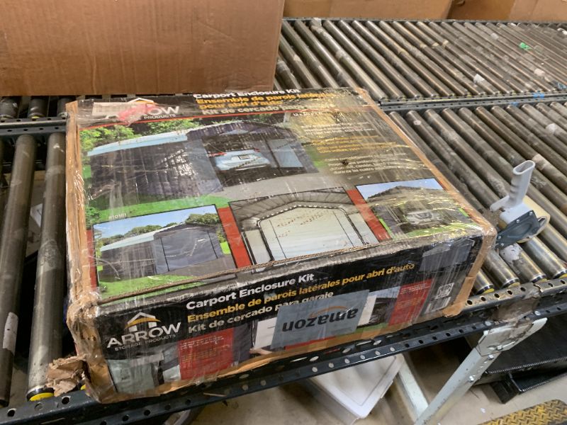 Photo 1 of ARROW, Fabric Enclosure Kit for 12 x 20-ft Arrow Carports (Metal carport not included)