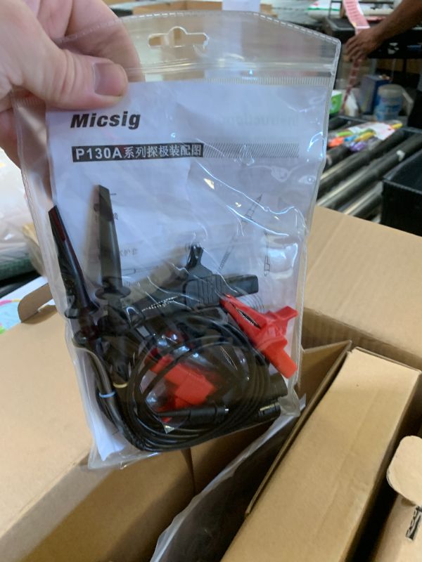 Photo 1 of Micsig Oscilloscope SATO1004, Portable Handheld Automotive Oscilloscope with 4 Channels 100Mhz Bandwidth 1GSa/s Sampling Rate, 8" Touch Screen Tablet Oscilloscope
