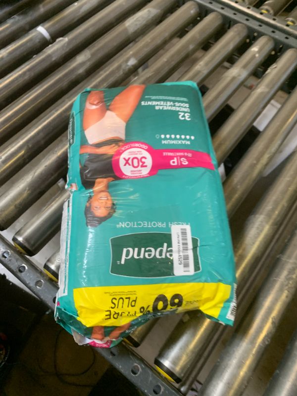 Photo 1 of Underwear, Depend Max Absrb Wmn Sm (Units Per Pack: 32)