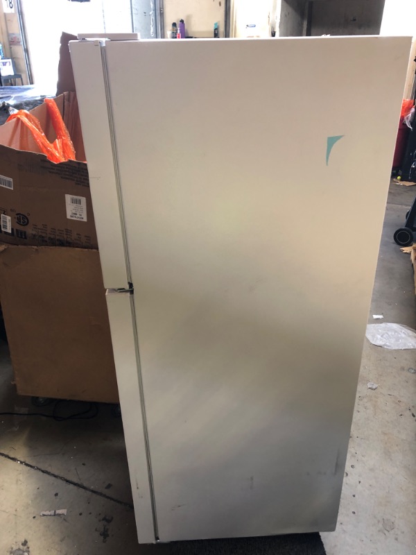 Photo 1 of Frestec 10.0 CU' Refrigerator with Freezer, Apartment Size Refrigerator Top Freezer, 2 Door Fridge with Adjustable Thermostat Control, Freestanding, Door Swing, White (FR 1002 WH)