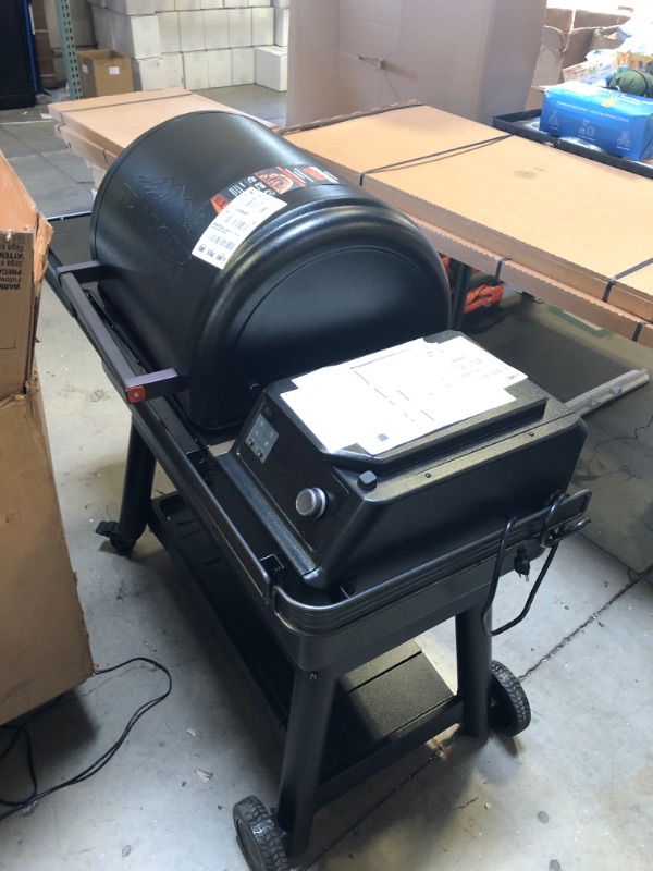 Photo 1 of Traeger Ironwood Pellet Smoker Grill, Electric Wood Pellet Grill with WiFIRE App Control, 165F - 500F Degree Temperature Control Super Smoke Mode, 6-in-1 BBQ Smoker Grilling Combo, TFB61RLG