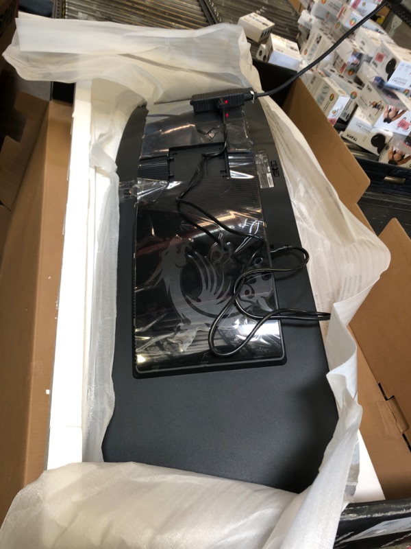 Photo 1 of MSI MPG 491CQP QD-OLED 49" 32:9 DQHD 144Hz Curved OLED HDR Gaming Monitor, Metallic Black