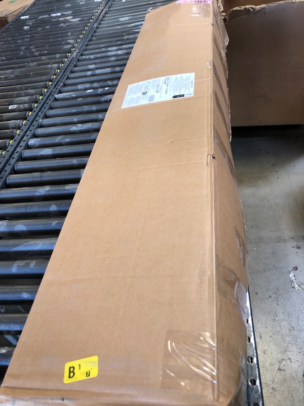 Photo 1 of Amazon Basics Smart Box Spring Bed Base, 7-Inch Height Mattress Foundation, Tool-Free Easy Assembly, Queen, 79"L x 59.5"W x 7"H, White