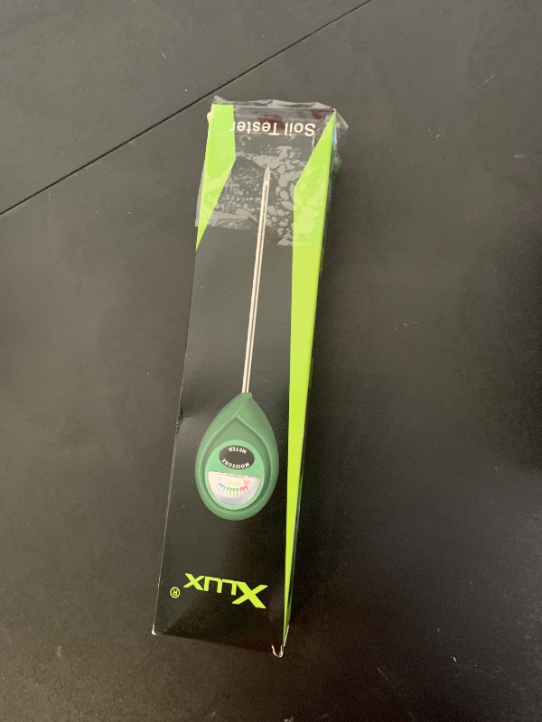 Photo 1 of XLUX Soil Moisture Meter, Plant Water Monitor, Hygrometer Sensor for Gardening, Farming, Indoor and Outdoor Plants, No Batteries Required