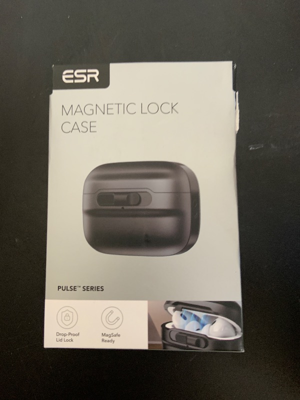 Photo 1 of ESR for AirPods Pro Case (2023/2022/2019, 2nd/1st Gen), Compatible with Airpods Pro 2 (USB-C/Lightning Cable), MagSafe Ready, Magnetic Lid Lock, Full Drop Protection Cover with Lanyard, Light Blue