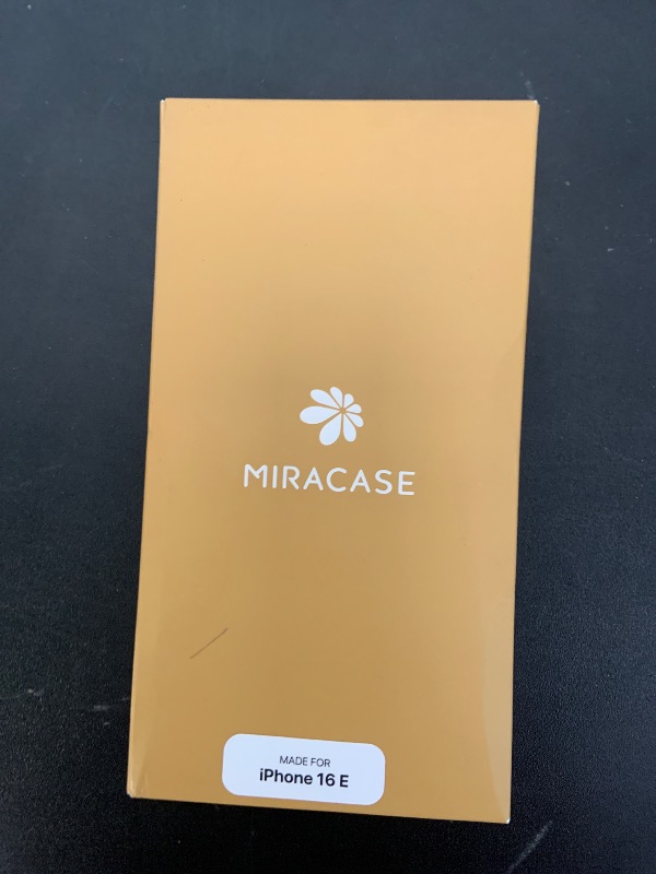 Photo 1 of Miracase Magnetic for iPhone 16e Case Full-Body Phone with Built-in Glass Screen Protector, [Compatible with MagSafe] Military Drop Proof 16E Cover Bumper 6.1 inch, Matte Clear