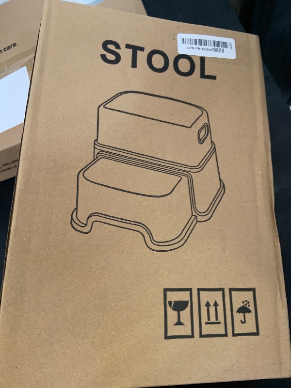 Photo 1 of Toddler Step Stool,2 Step Stools for Kids with Anti-Slip Surface and Rubber Bottom, Kids Step Stool Poop Stool for Toilet Potty Training, Bathroom, Kitchen(Include 2 Ducks)