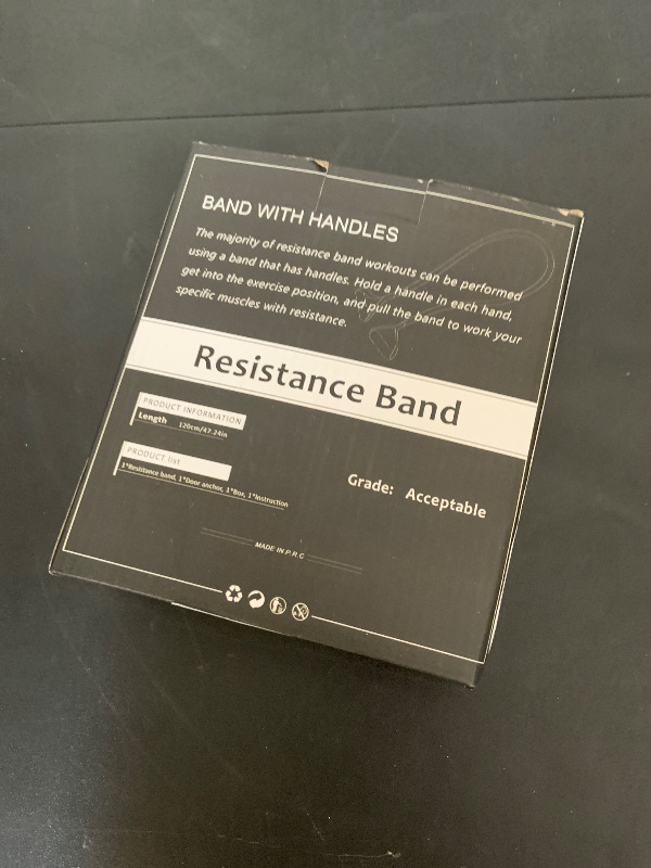 Photo 1 of Resistance Bands with Handles for Resistance Training, Physical Therapy and Home Workouts - 30lbs