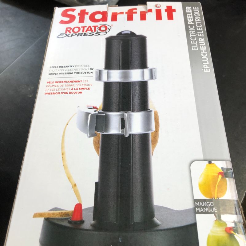Photo 1 of Starfrit Rotato Express Electric Peeler - 2 Spare Blades - Safe & Easy to Use - Effortlessly Peels Vegetables and Fruit
