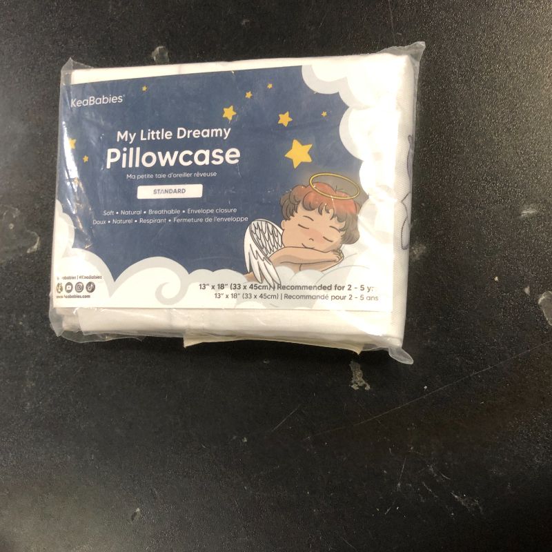 Photo 1 of KeaBabies Toddler Pillowcase 13"x18" - Organic Cotton Toddler Pillowcase for Kids, Boys, Girls, Soft & Durable Cotton Cover for Miniature Sleepy Pillows, Cute Colors, Pillow Sold Separately(Alphamals)