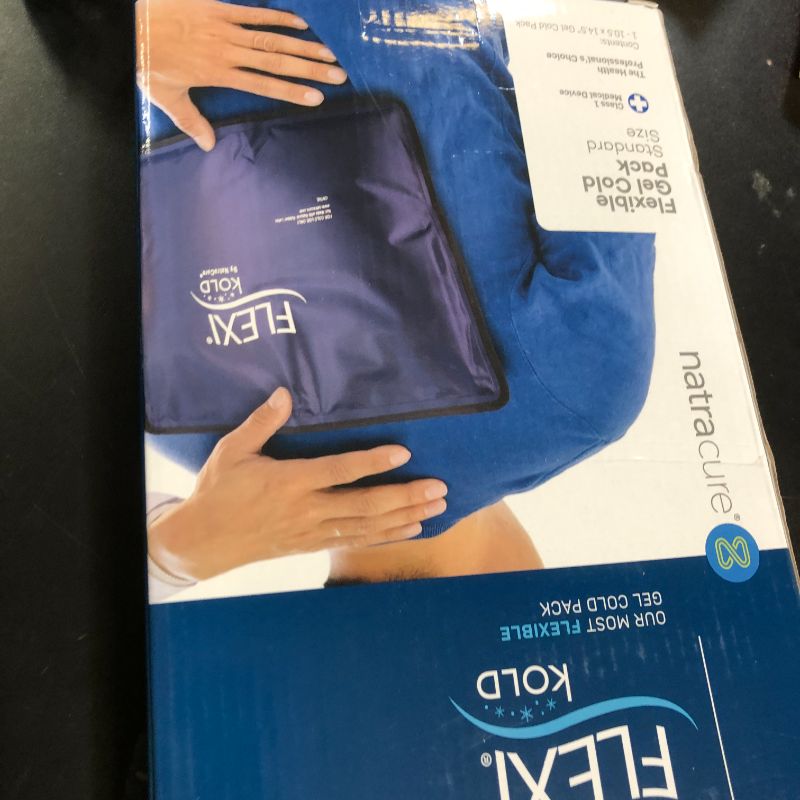 Photo 1 of FlexiKold Gel Ice Packs (Standard Large: 10.5" x 14.5") for Injuries Reusable, Back Pain Relief, Knee Wrap, After Surgery, Ice Pack for Knee, Shoulder - 6300-COLD by NatraCure
