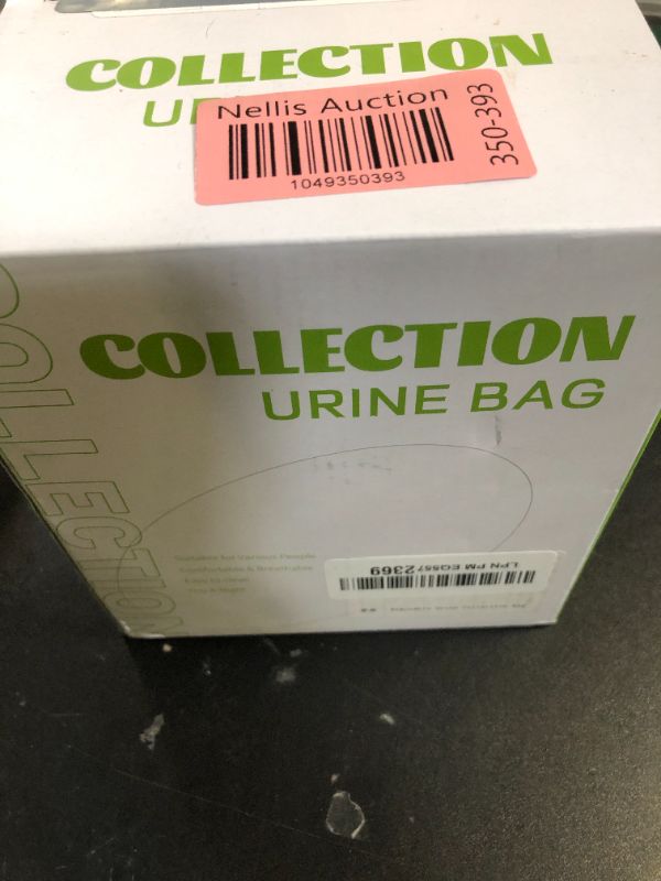Photo 1 of Wearable Urine Bag Male Urinal Bag Incontinence Pants for Men, Reusable Portable Male Collection Bags Urinal System with Collection Bag Portable Leak Proof Leg Pee for Elder (L)