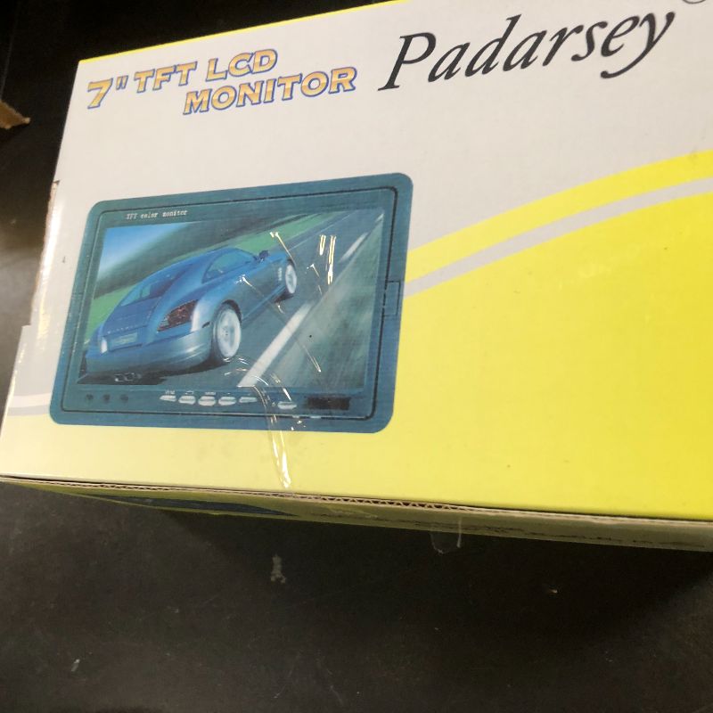 Photo 1 of Padarsey 7 Inches TFT Color LCD Car Rear View Camera Monitor Support Rotating The Screen and 2 AV Inputs (7 Inch LCD Monitor)