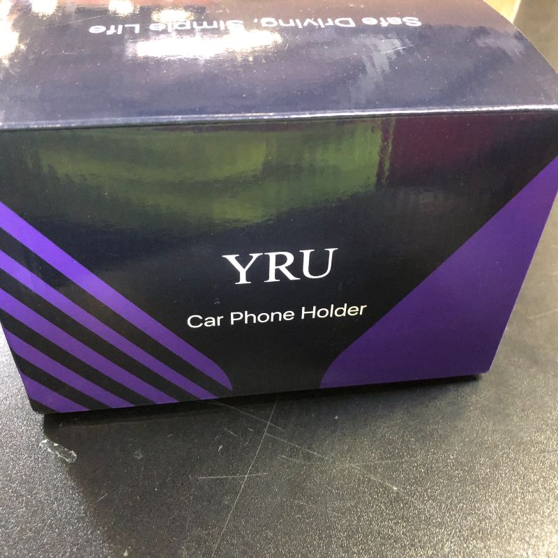 Photo 1 of YRU [2025 Upgraded] Magnetic Phone Holder for Car?Patented & Super Magnet? for MagSafe Car Mount Dashboard Magnet Phone Holder Windshield Phone Stand for iPhone 16 15 14 13 12 Pro Max Samsung, Black
