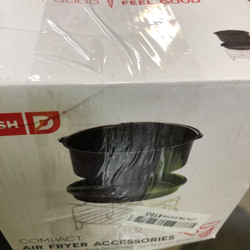 Photo 1 of Dash 6-Piece Air Fryer Accessory Kit, 2 Quart, Compact
