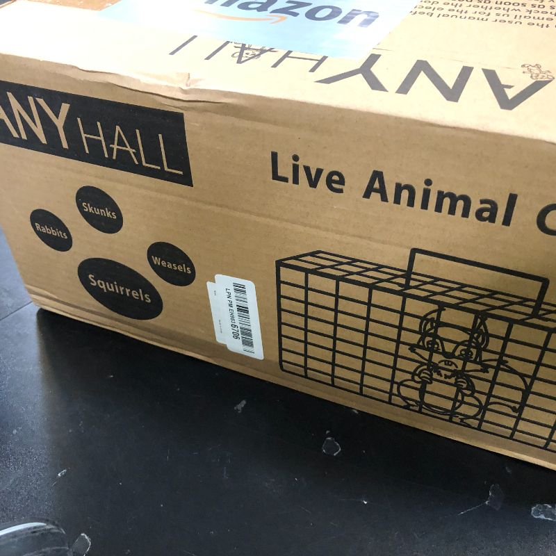 Photo 1 of Anyhall Live Squirrel Trap Heavy Duty Humane Animal Cage Trap - 17” x 7” x 7”