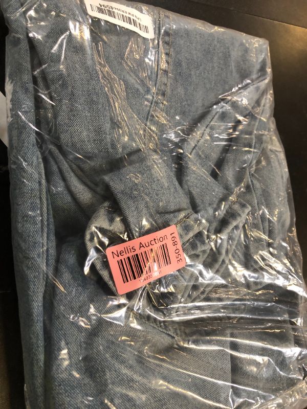 Photo 1 of Nutriangee Men's Baggy Wide Leg Barrel Jeans Loose Fit Trendy Cutlass Streetwear Y2k Hip Hop Denim Pants, Blue 2, 30