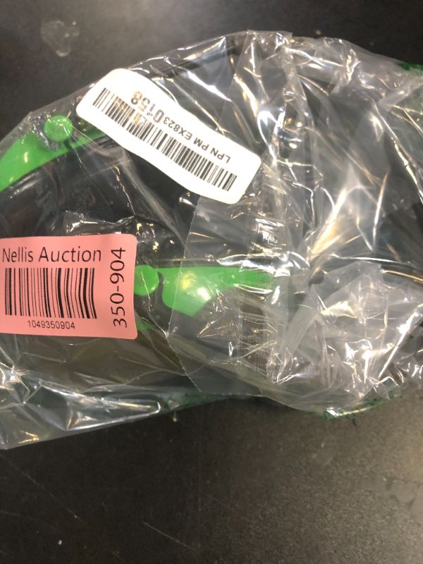 Photo 1 of 3M Peltor X Series X4A Black/Green Over Head Foam Protective Earmuffs - 27 dB NRR [PRICE is per EACH]