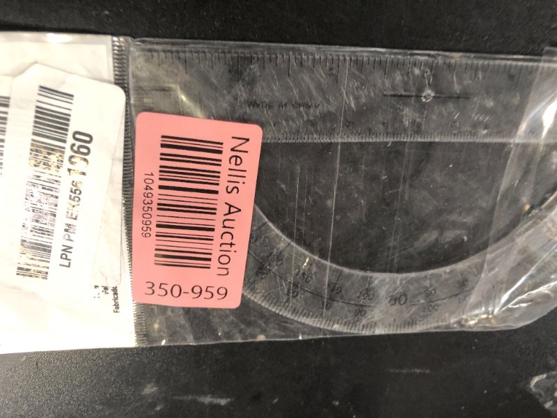 Photo 1 of Sparco Plastic Protractor, 6-Inch Long, Clear (SPR01490)