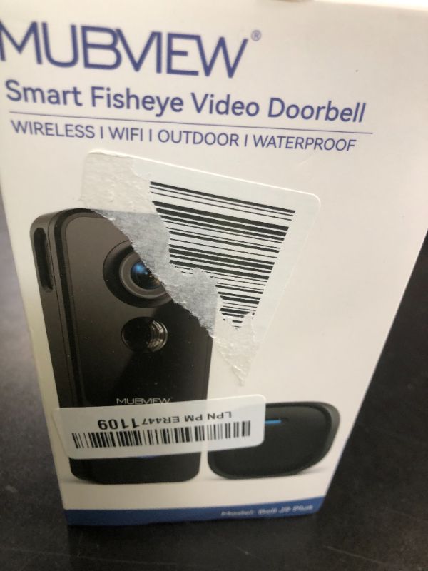 Photo 1 of MUBVIEW 2K 3MP 180° Wireless Doorbell Camera No Subscription, Head to Toe View WiFi Security Camera with Chime, Smart Video Doorbel, Battery Powered, AI Motion Detection, Night Vision