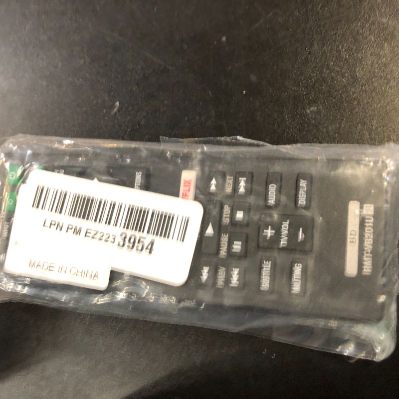 Photo 1 of New Replacement RMT-VB201U Remote Control for Sony Blu-ray Player BD Disc DVD BDP-S1700 BDP-S3700 BDP-BX370 UBP-X700 BDPS3700 BDPBX370 BDPS1700 - Pre-Programmed